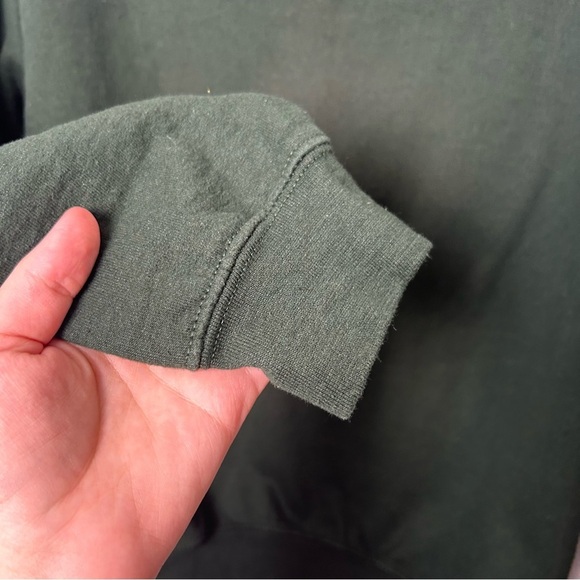 Taylor Swift Folklore Seven Lyrics Dark Green Pullover - Picture 4 of 5